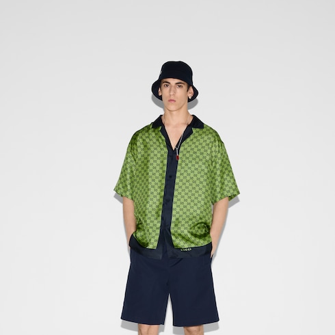 Camicia in seta stampata