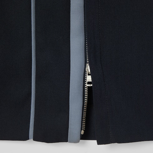 Embroidered wool twill trouser Detail 9