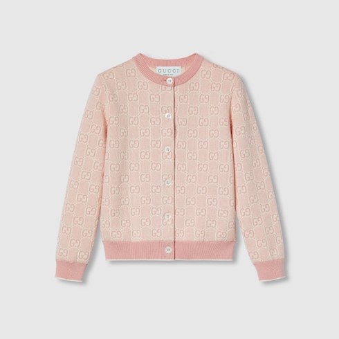 Kinder-Cardigan aus Baumwolle mit GG