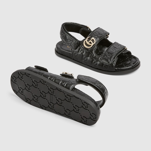 Women's sandal with Double G Detail 6