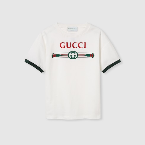 Camiseta infantil de algodón estampado