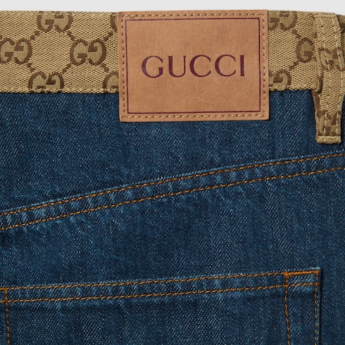 Boyfriend fit denim trouser Detail 7