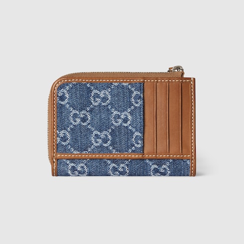 GG Emblem zip card case