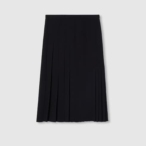 Light viscose sable skirt