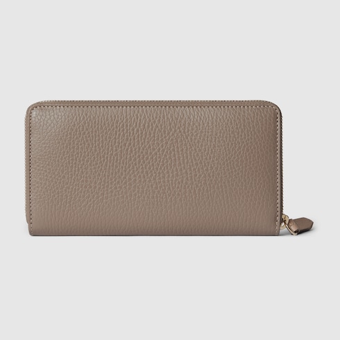Bi-color GG Marmont zip around wallet