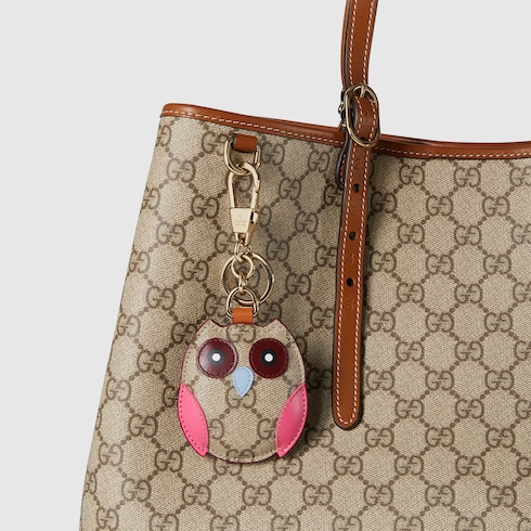 Owl-shaped bag charm Detail 6