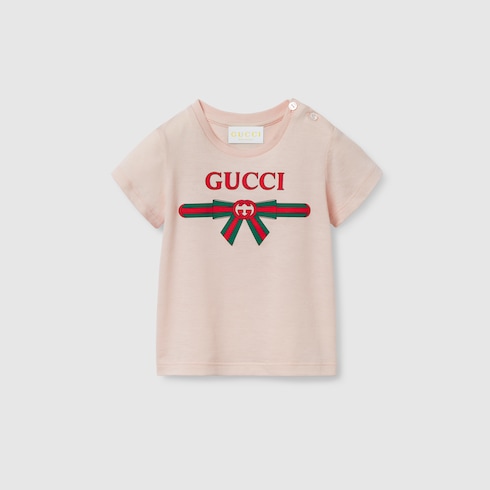 Baby-T-Shirt aus Baumwolle mit Print