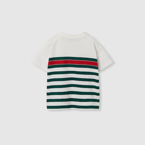 T-shirt neonato in cotone stampato