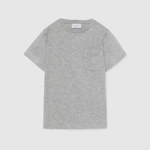 T-shirt pour enfant en coton brodé