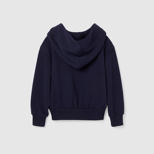 Sudadera infantil de algodón con tribanda Web