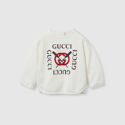 Baby printed cotton sweatshirt