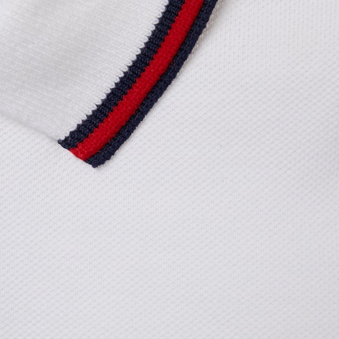 Baby-Poloshirt aus Baumwolle mit Web