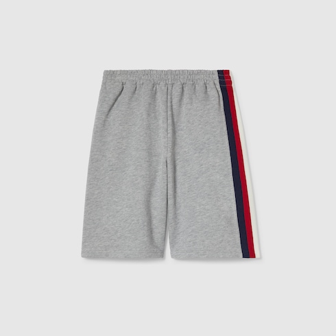 Short pour enfant en coton brodé