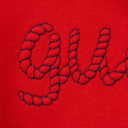 Baby embroidered cotton one-piece