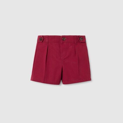 Baby cotton poplin shorts