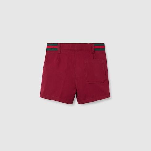 Baby cotton poplin shorts