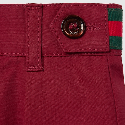 Baby cotton poplin shorts