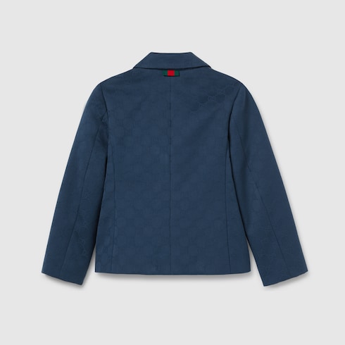Veste pour enfant en coton GG avec bande Web