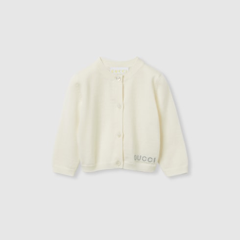 Cardigan neonato in lana