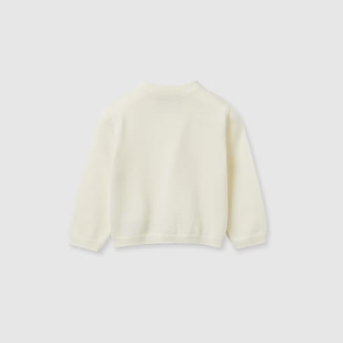 Cardigan neonato in lana