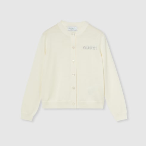 Kinder-Cardigan aus Wolle