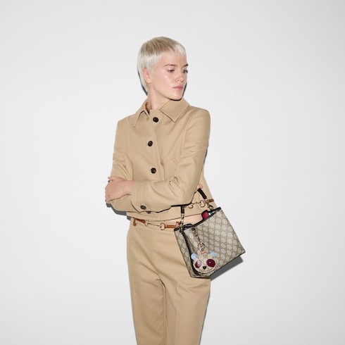 Маленькая сумка-ведро GG Emblem