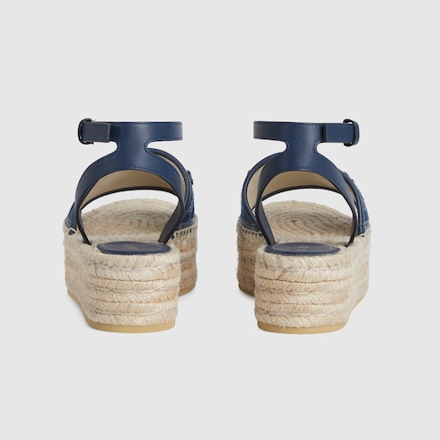 Women's flatform espadrille with Horsebit