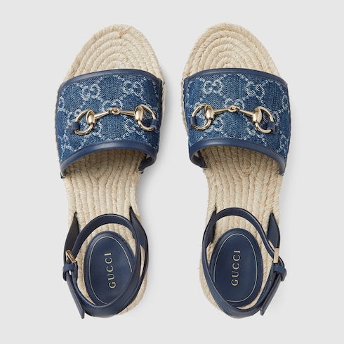 Women's flatform espadrille with Horsebit