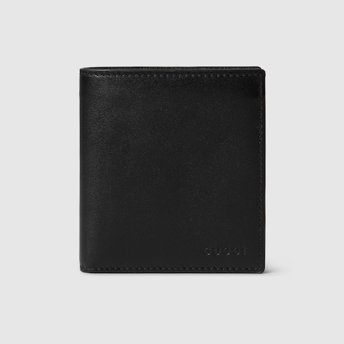 GG Emblem bi-fold embossed wallet