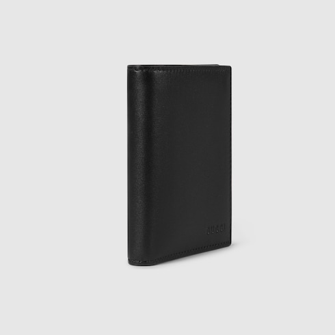 GG Emblem bi-fold wallet with GG fabric