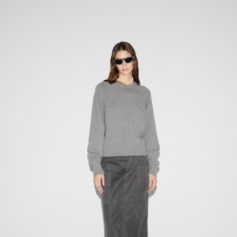 Wool and cashmere sweater