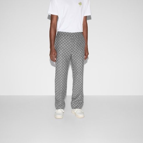 Pantalone in flanella GG