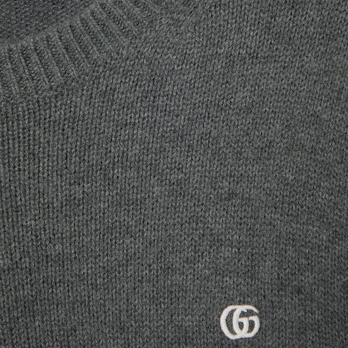 Embroidered wool cashmere jumper