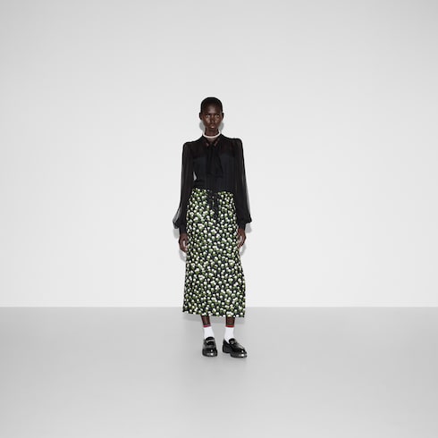 Chemise en mousseline de soie