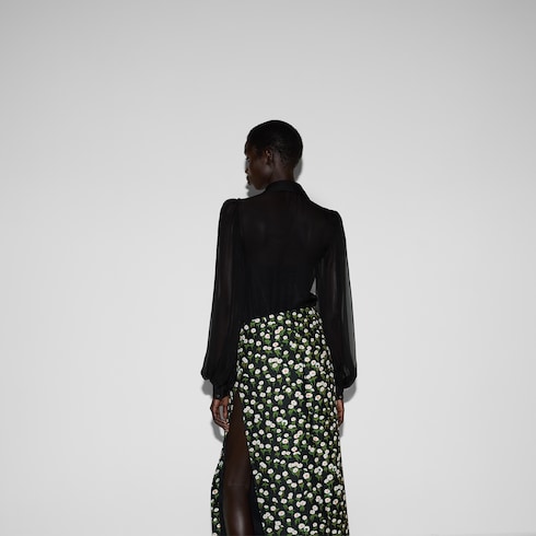Chemise en mousseline de soie