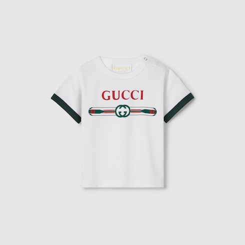 T-shirt neonato in cotone stampato