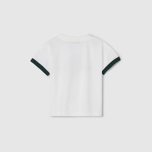 T-shirt neonato in cotone stampato