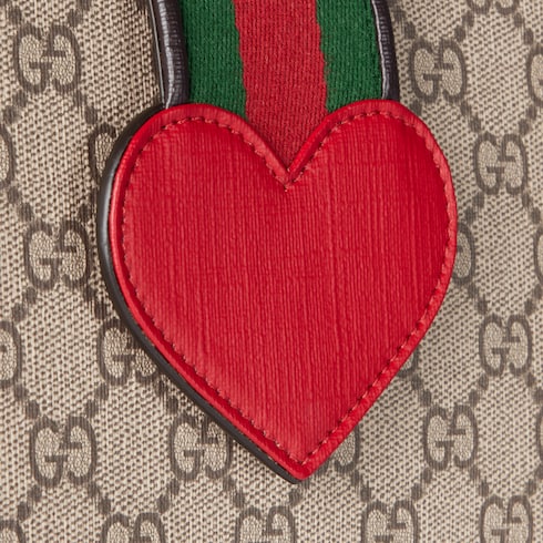 Sac à main pour enfant à motif GG avec cœur