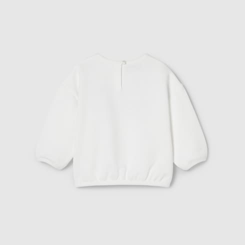 Sudadera de algodón con estampado para bebé
