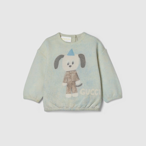 Sudadera de algodón con estampado para bebé