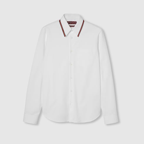 Oxford cotton shirt with Web