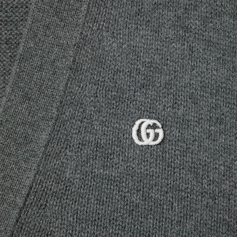 Cardigan aus Wolle und Kaschmir mit Stickerei