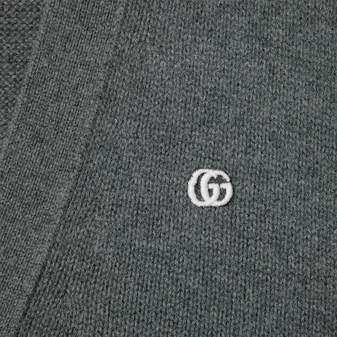 Embroidered wool cashmere cardigan Detail 7