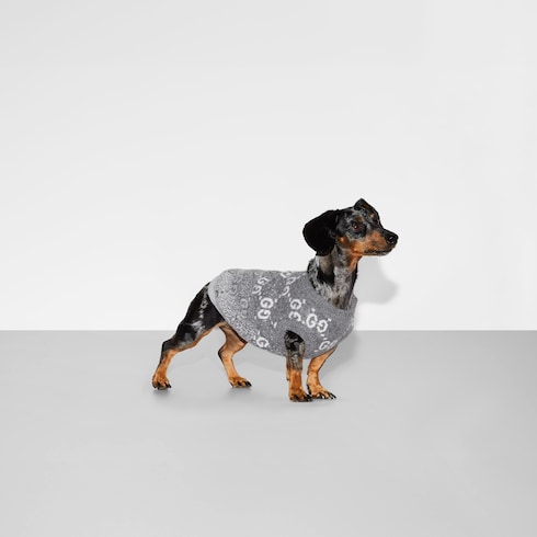 Wool jacquard pet sweater