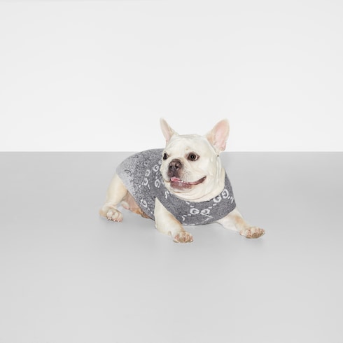 Wool jacquard pet sweater