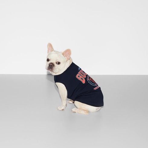 T-shirt in cotone stampato per animali domestici