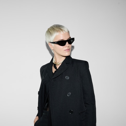 Cat-eye frame sunglasses