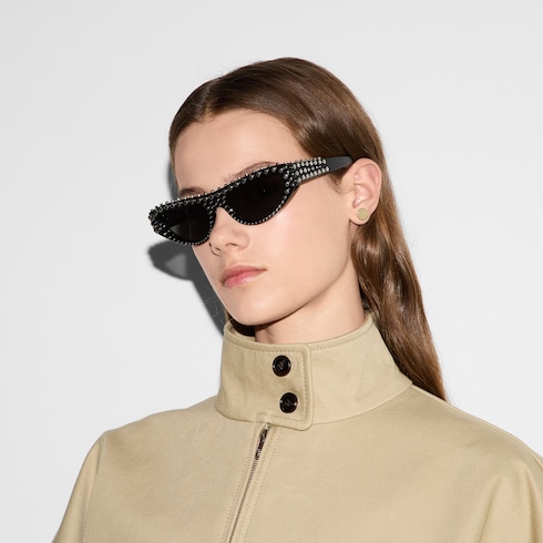 Cat-eye frame sunglasses
