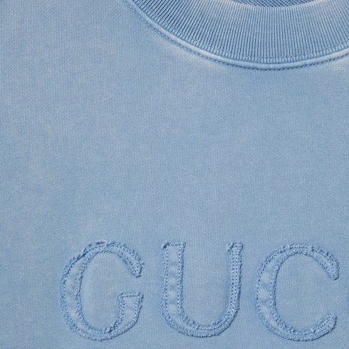 Embroidered cotton jersey sweatshirt Detail 7