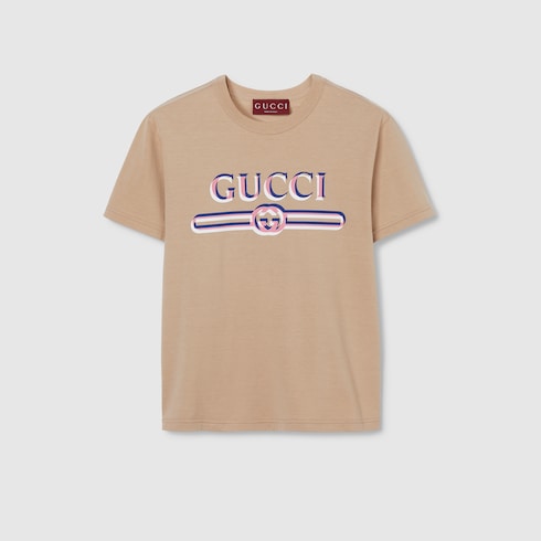 Cotton jersey T-shirt with print
